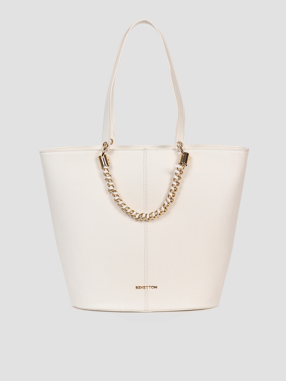 United Colors of Benetton White Shoulder Bag Price in India