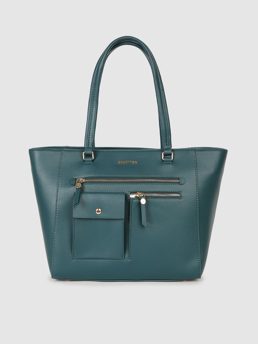 United Colors of Benetton Green Shoulder Bag Price in India