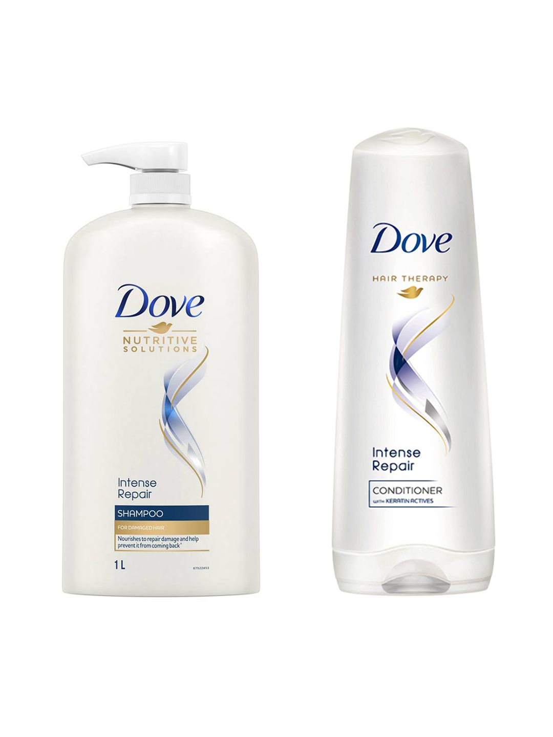 Dove Unisex Set of Intense Repair Shampoo & Conditioner Price in India