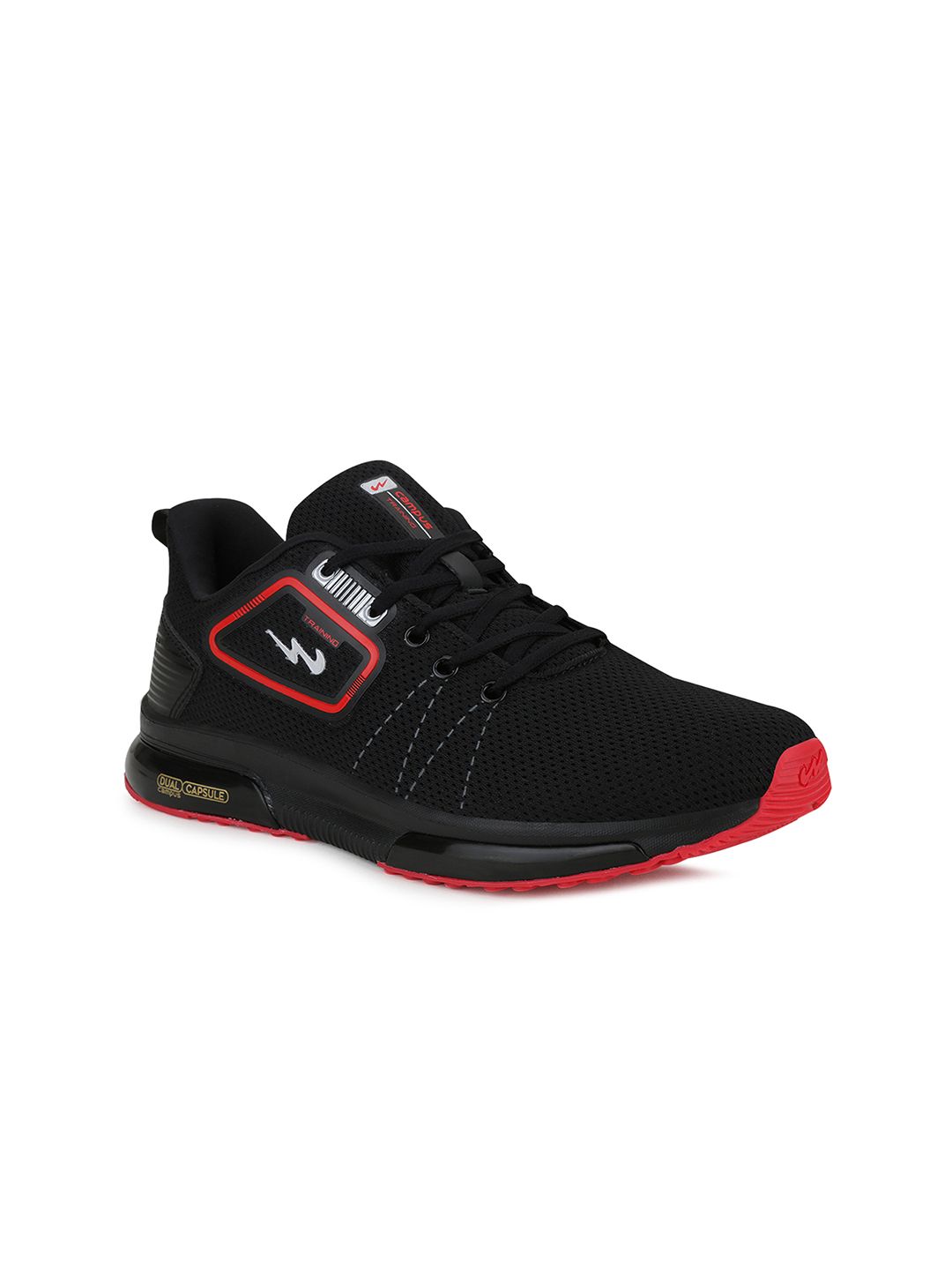 Campus Men BRAZIL ADV PRO Black & Red Running Shoes