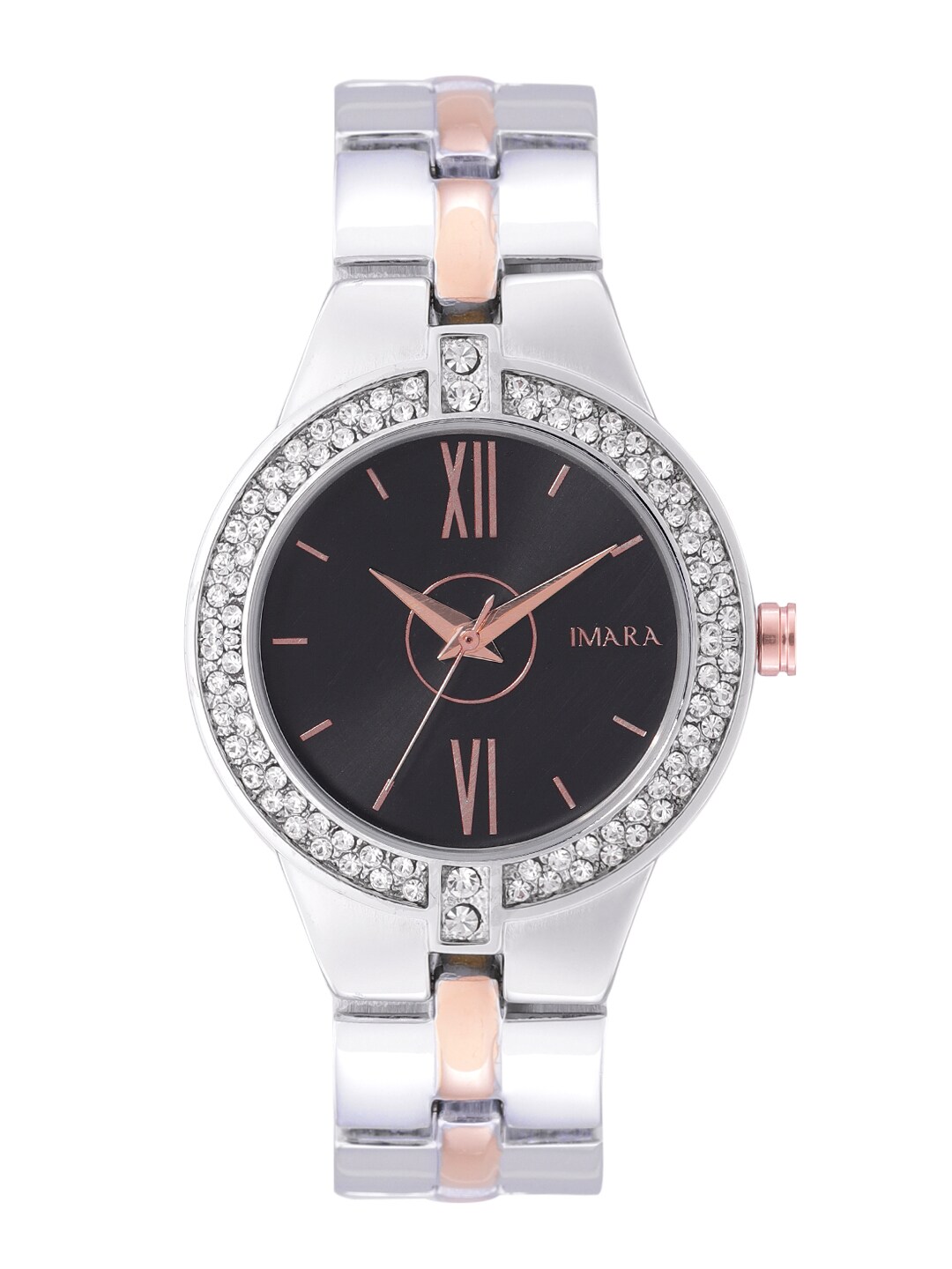 IMARA Women Black Dial Bracelet Style Analogue Watch 035-C Price in India