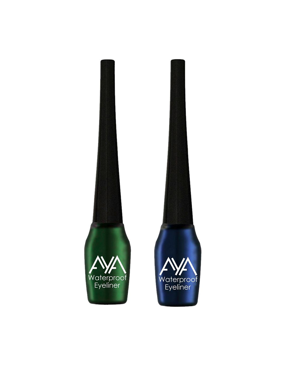 AYA Set of 2 Waterproof Eyeliner - Green & Blue - 5 ml each Price in India