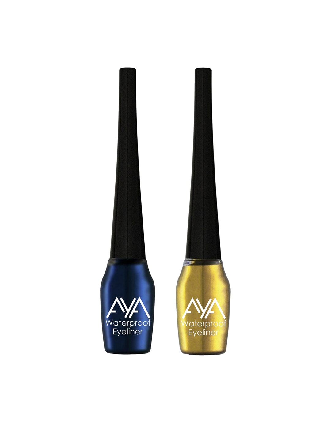 AYA Set of 2 Blue and Golden Waterproof Eyeliner 5ml Each Price in India
