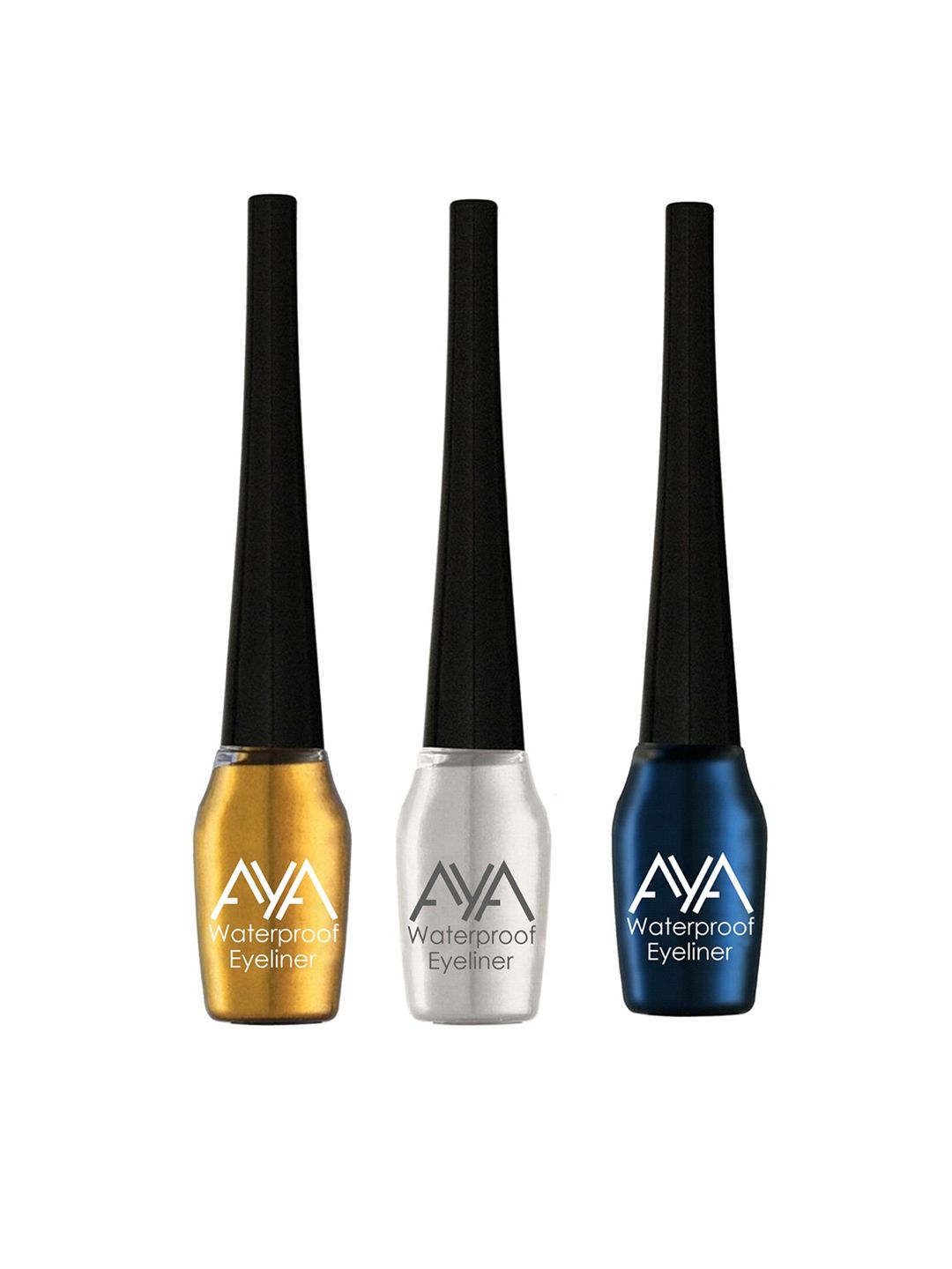 AYA Set of 3 Assorted Waterproof Eyeliner 5ml Each Price in India