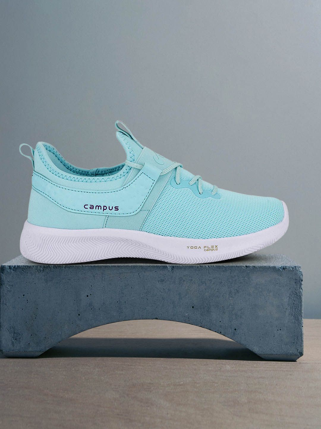 Campus Women Sea Green Mesh Running Shoes Price in India