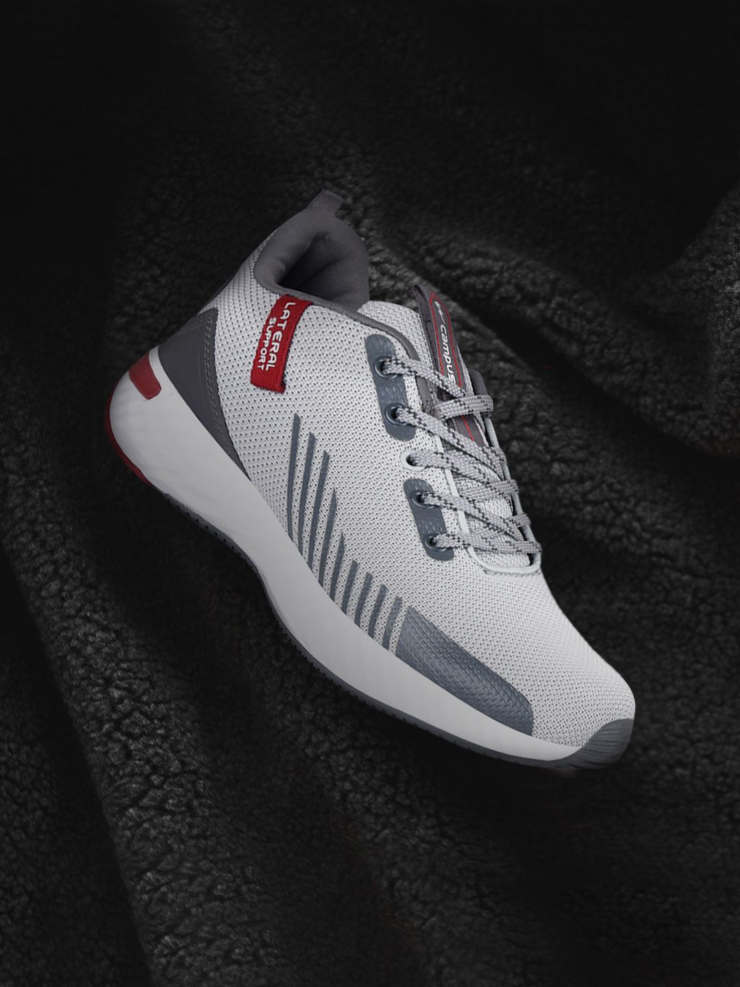 Campus Men SIMBA PRO Grey Running Shoes