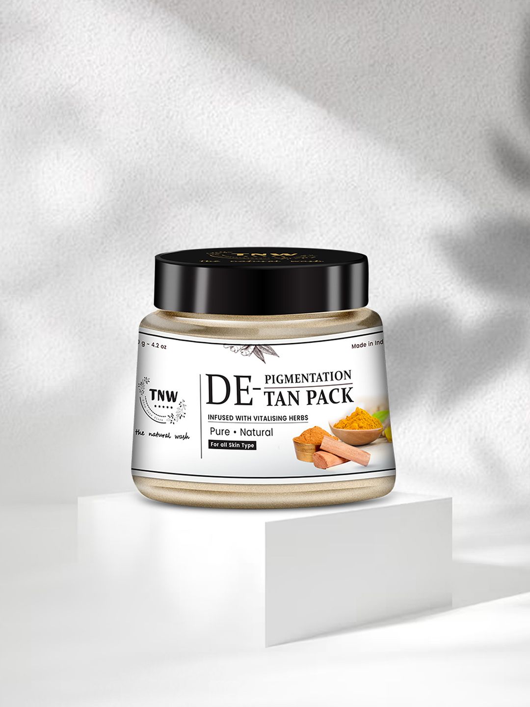 TNW the natural wash Ayurvedic De-Tan & De-Pigmentation Face Pack - 120g