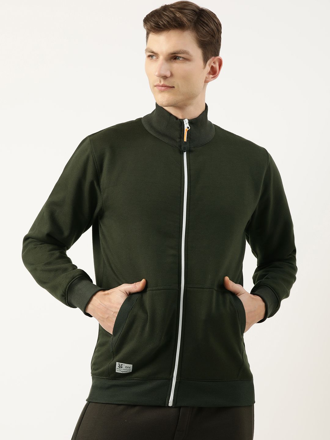 Sports52 wear Mock Collar Knitted Sweatshirt