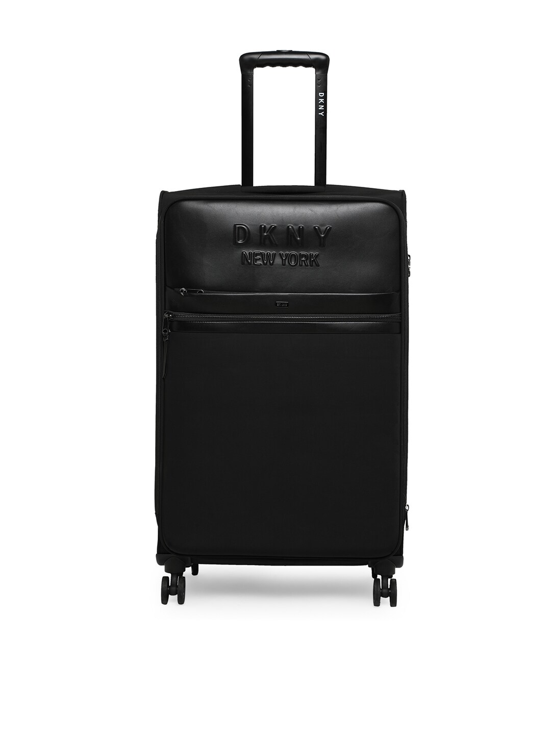 DKNY TRADEMARK Range Black Color Soft Large Luggage Price in India