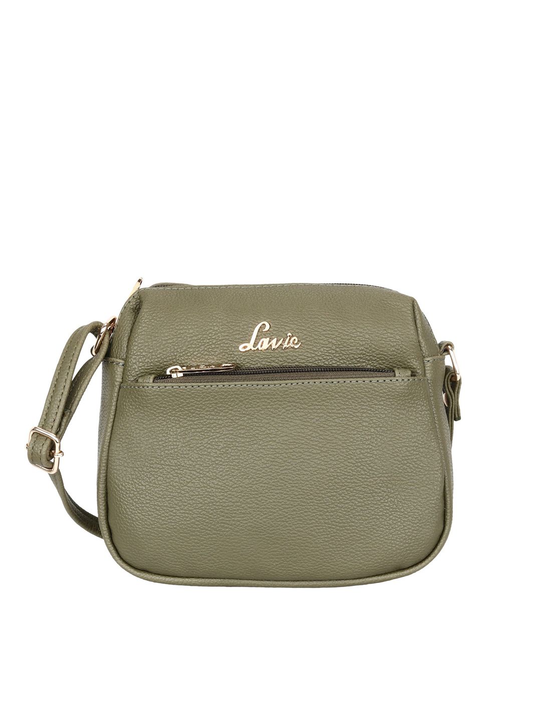 Lavie Olive Green Structured Sling Bag Price History