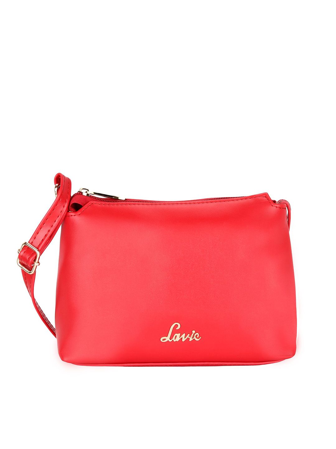 Lavie Red Solid Sling Bag Price in India