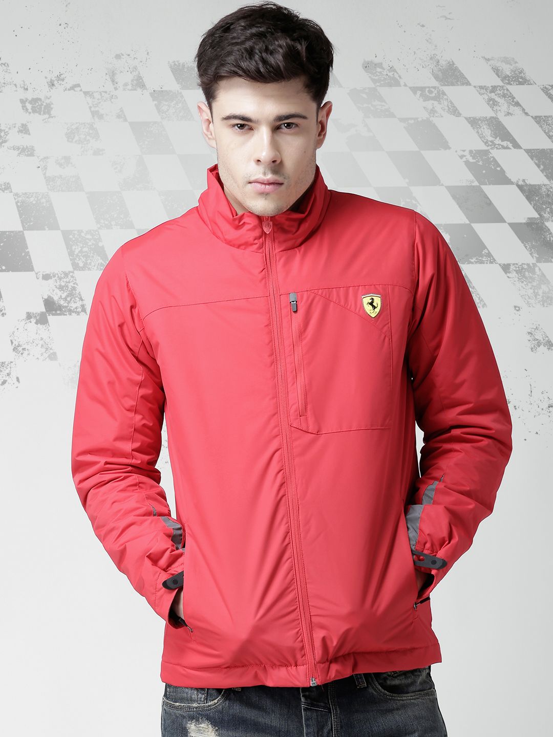 puma ferrari jacket myntra