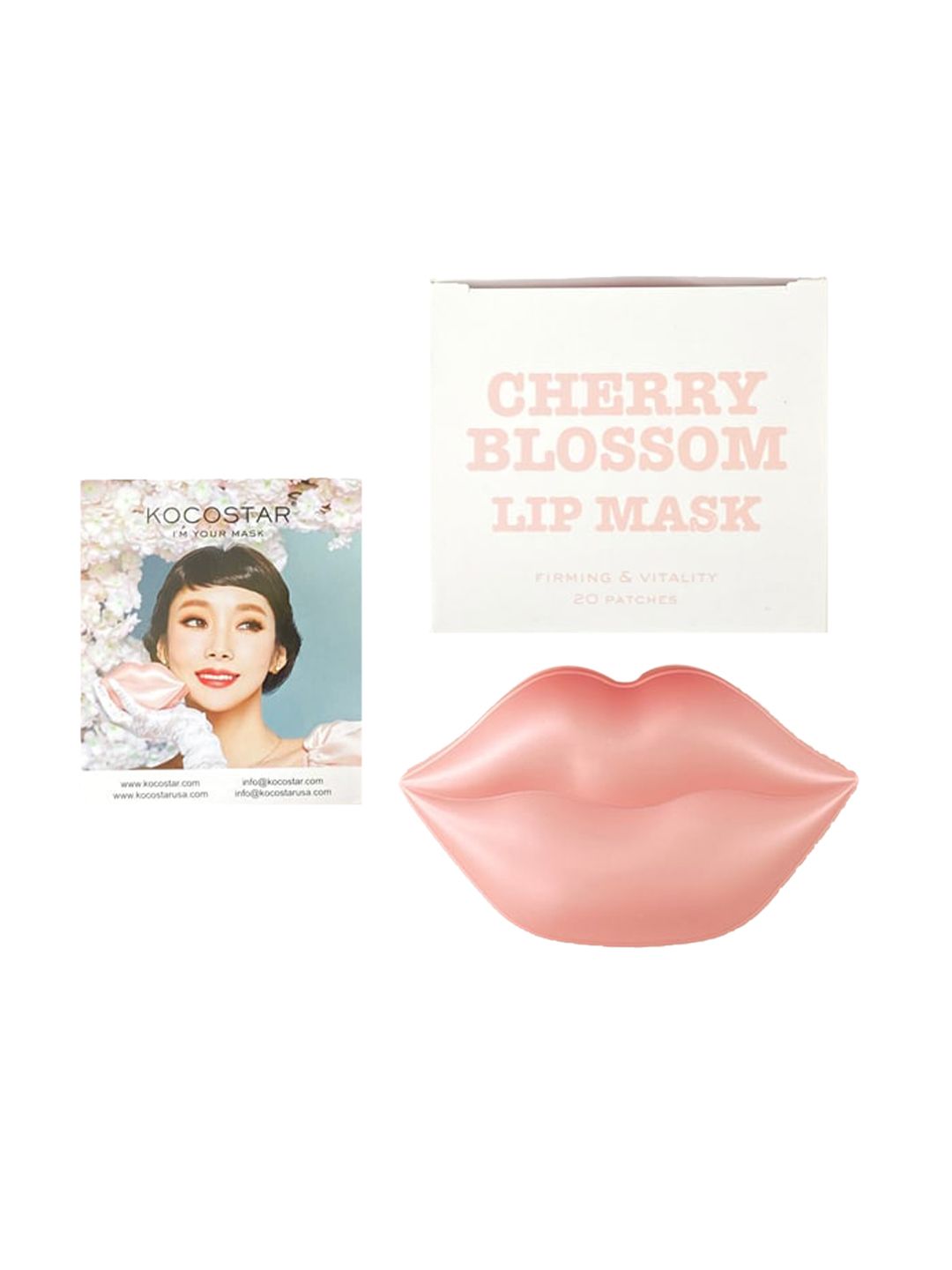 KOCOSTAR Cherry Blossom Lip Mask - 20 Patches Price in India