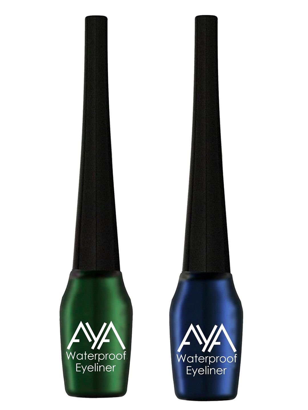 AYA Set of 2 Waterproof Liquid Eyeliner - Green and Blue 5 ml Price in India