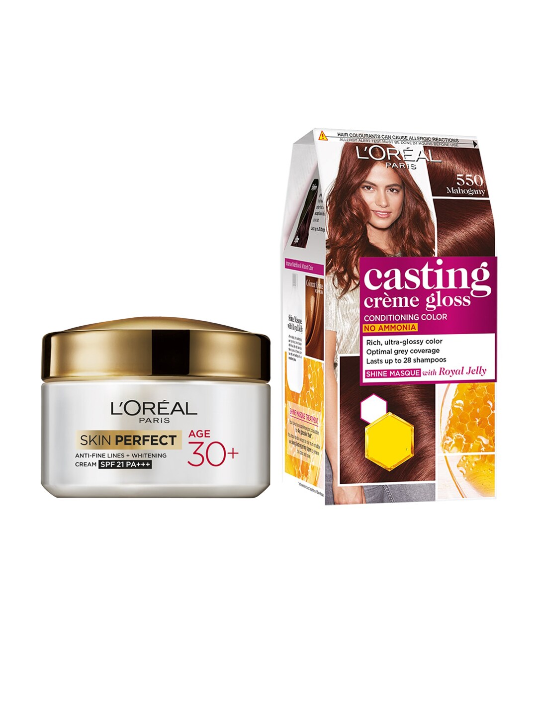 LOreal Paris Casting Creme Gloss Hair Color With Whitening  SPF 21 Cream Price in India