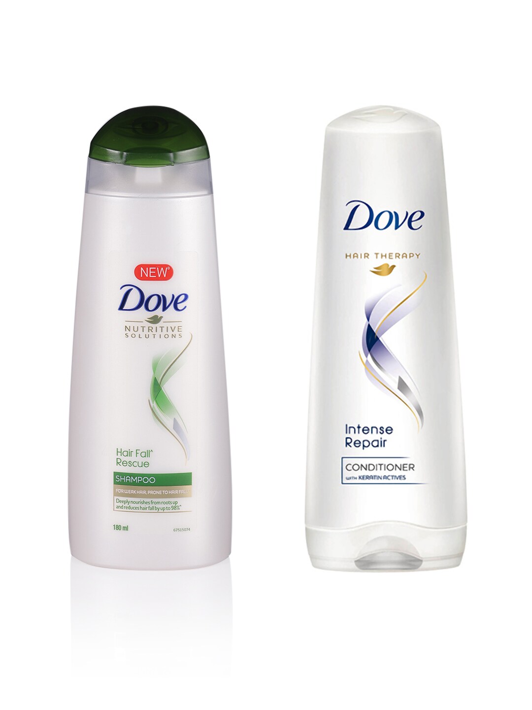 Dove Set Of Hair Fall Rescue Shampoo & Dove Intense Repair Conditioner Price in India