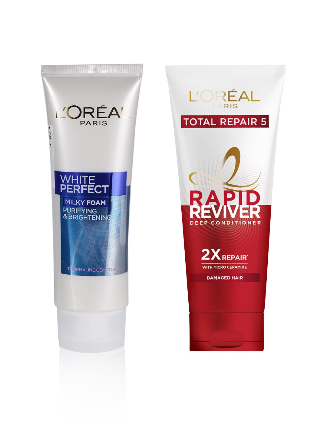 LOreal Paris White Perfect Sustainable Face Wash & Rapid Reviver Deep Conditioner Price in India