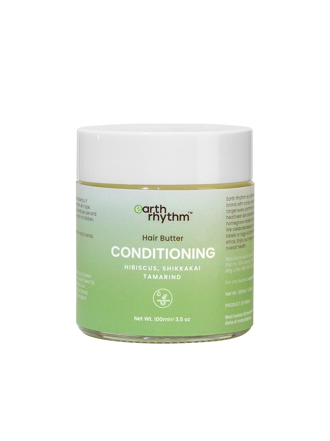 Earth Rhythm Conditioning hair butter Hibiscus Shikakai &Tamarind 100ml Price in India