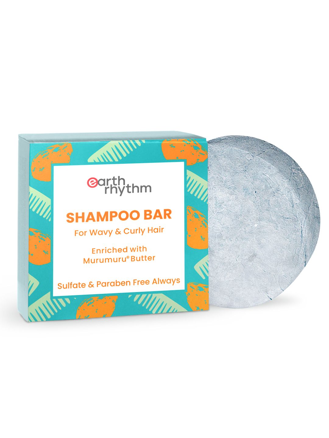 Earth Rhythm Murumuru Butter Curly & Wavy Hair Shampoo Bar 80g Price in India