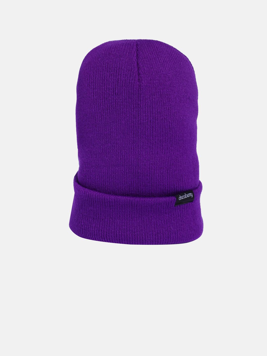 DressBerry Women Purple Solid Beanie Price in India