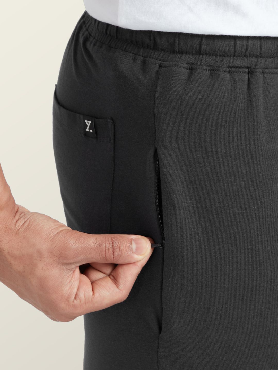 Buy XYXX Men Grey Solid Antimicrobial Cotton Modal Casual Lounge