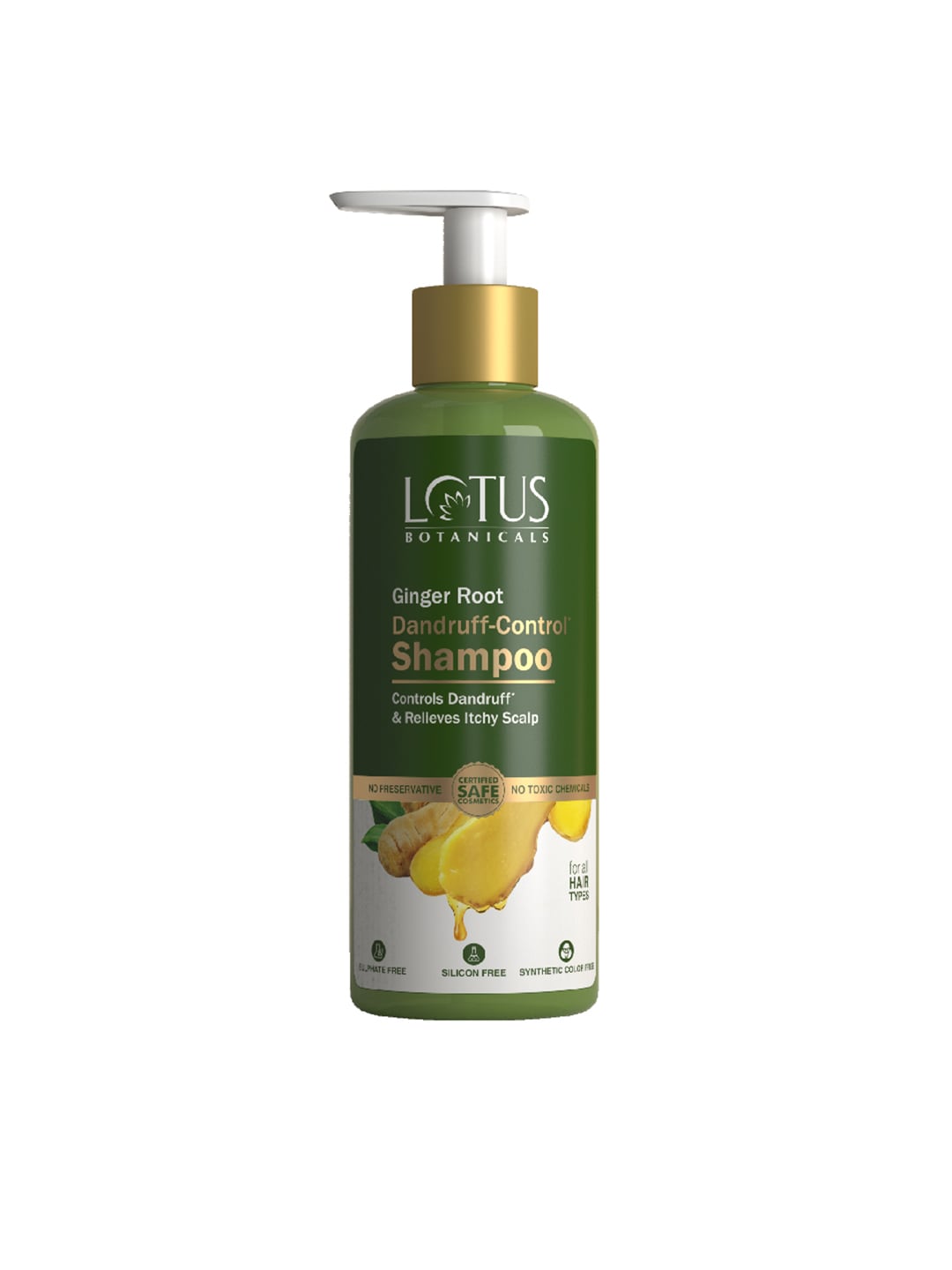 Lotus Botanicals Ginger Root Dandruff-Control Shampoo with Tea Tree Oil 300 ml Price in India