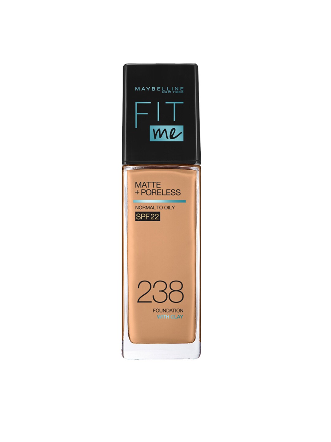 Maybelline New York Fit Me Matte Poreless SPF 22 Foundation 30 ml - Rich Tan 238 Price in India