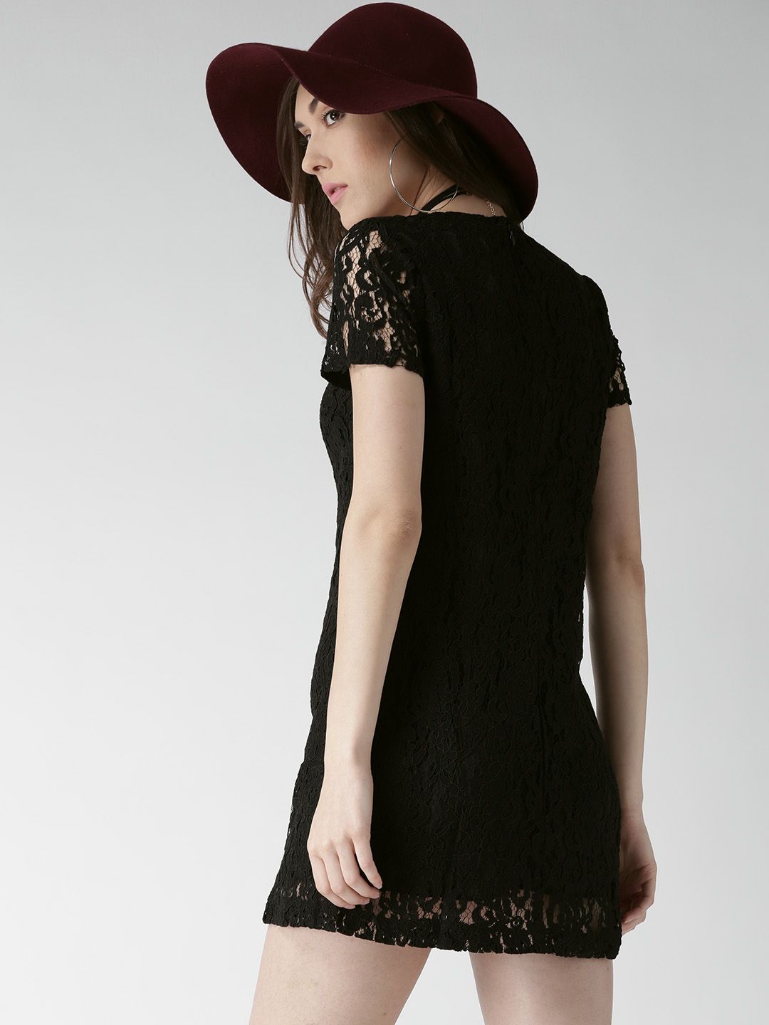 halloween costume black lace dress Vintage Dress Lace Black Women Halloween Cosplay Costume – Rolecosplay main image 0