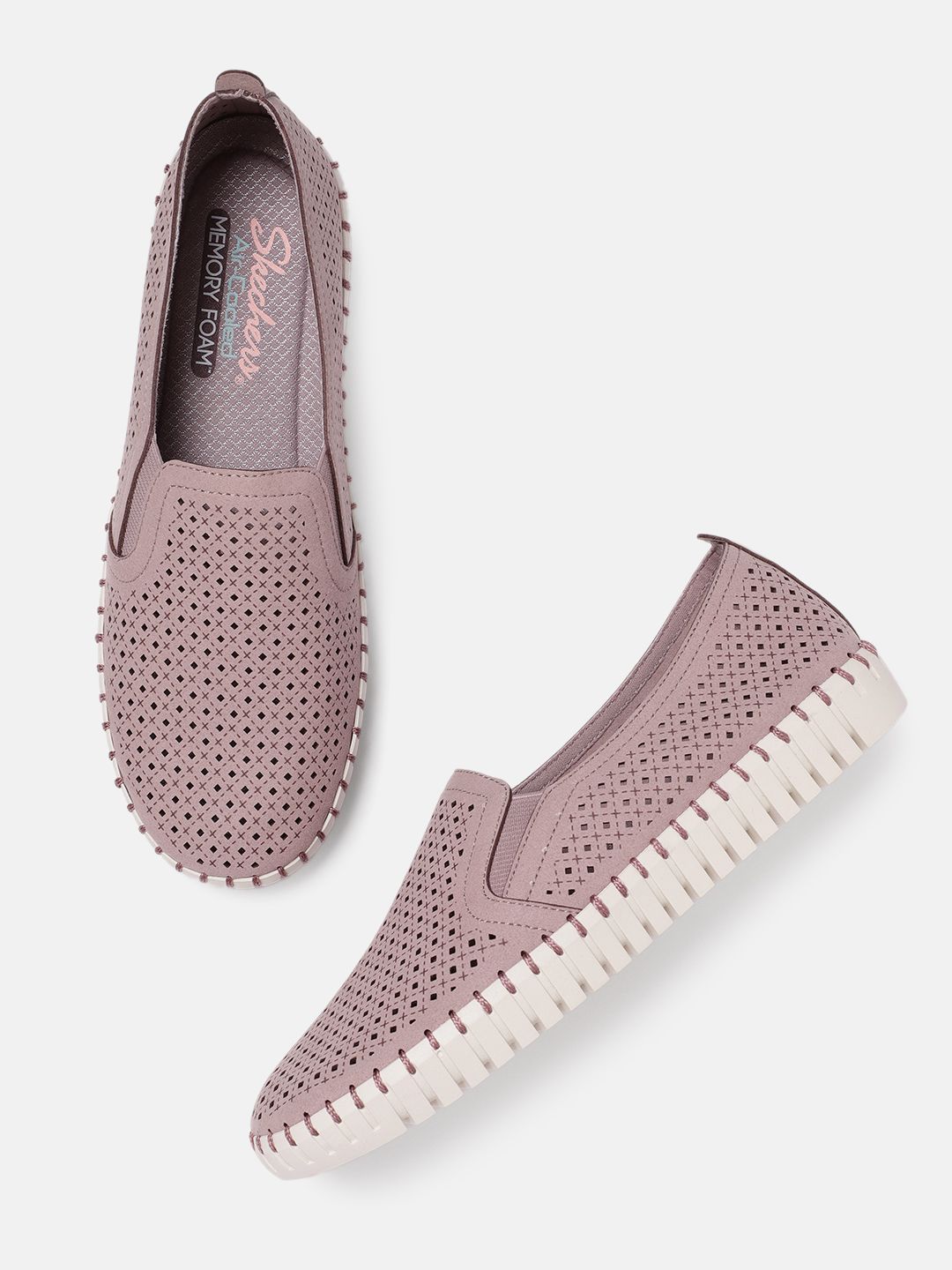 Buy Skechers Women Purple Sepulveda Blvd A La Mode Slip-On