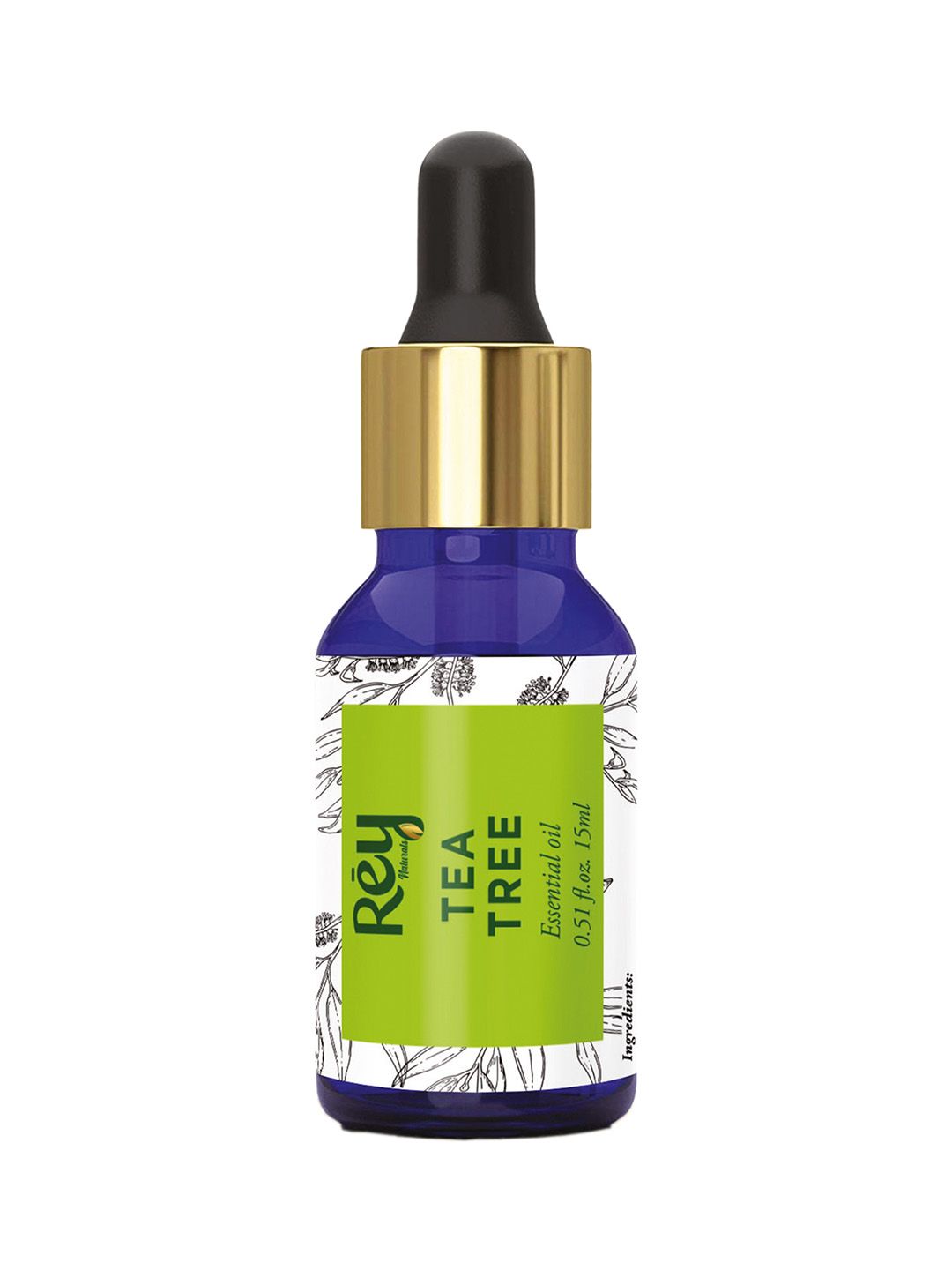 Rey Naturals Tea tree oil for Aromatherapy Tea Tree Essential Oil Pure Organic Remedy 15ml Price in India
