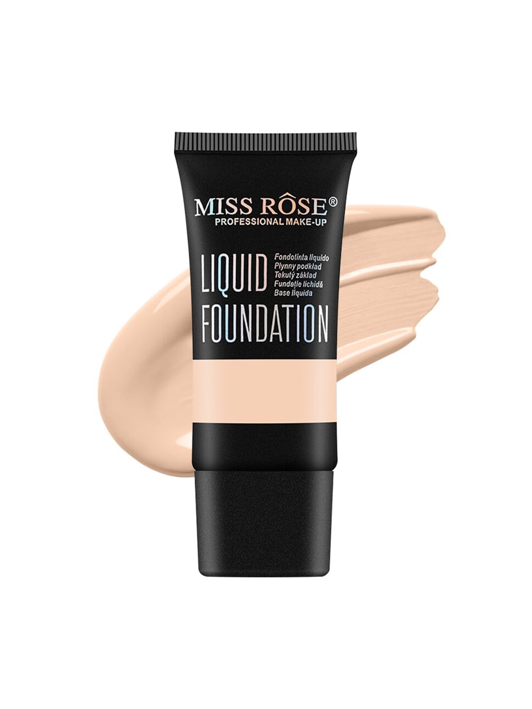 MISS ROSE Matte Finish Liquid Foundation - Beige 01 Price in India