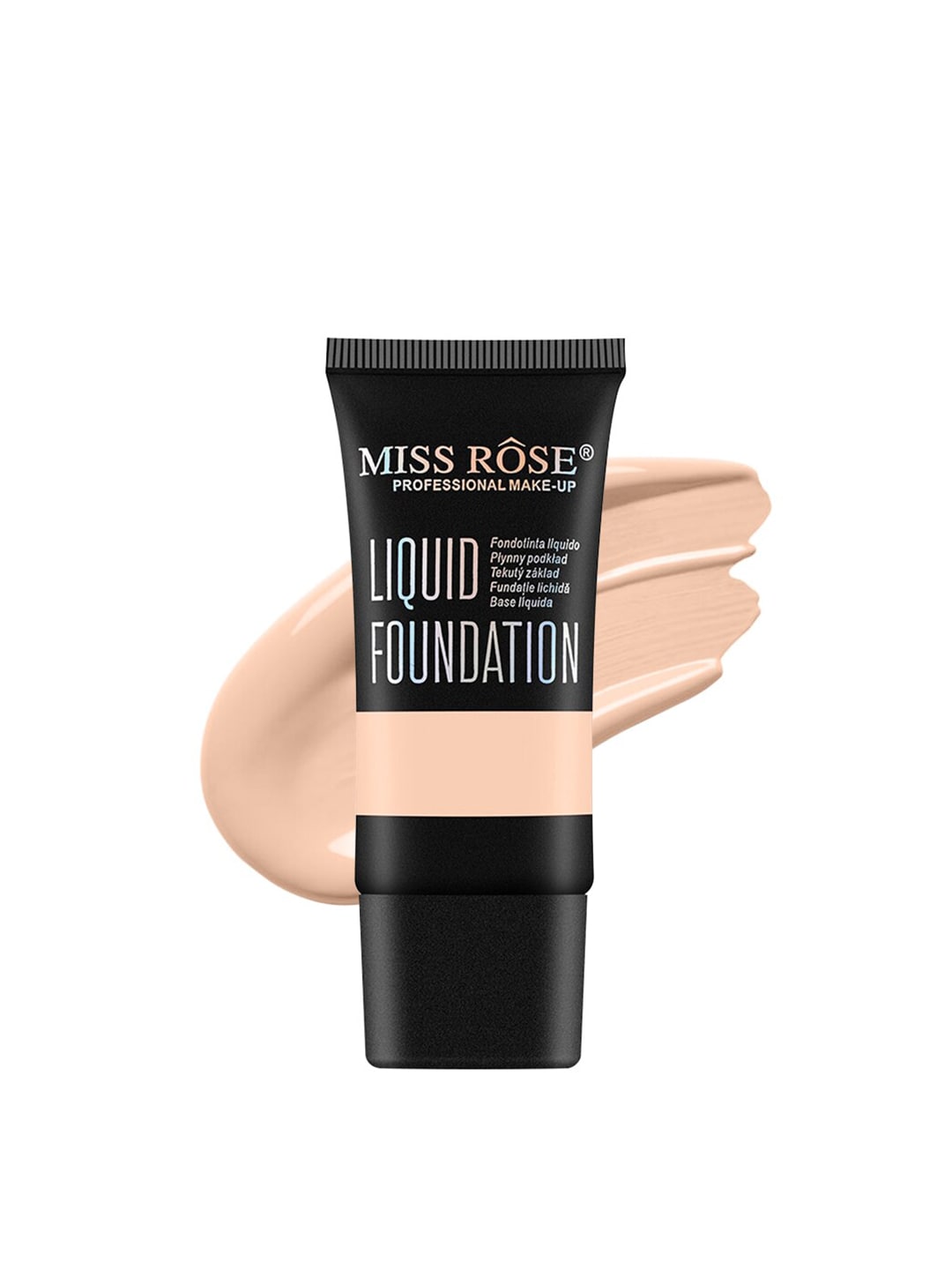 MISS ROSE Matte Finish Liquid Foundation - Beige 04 Price in India