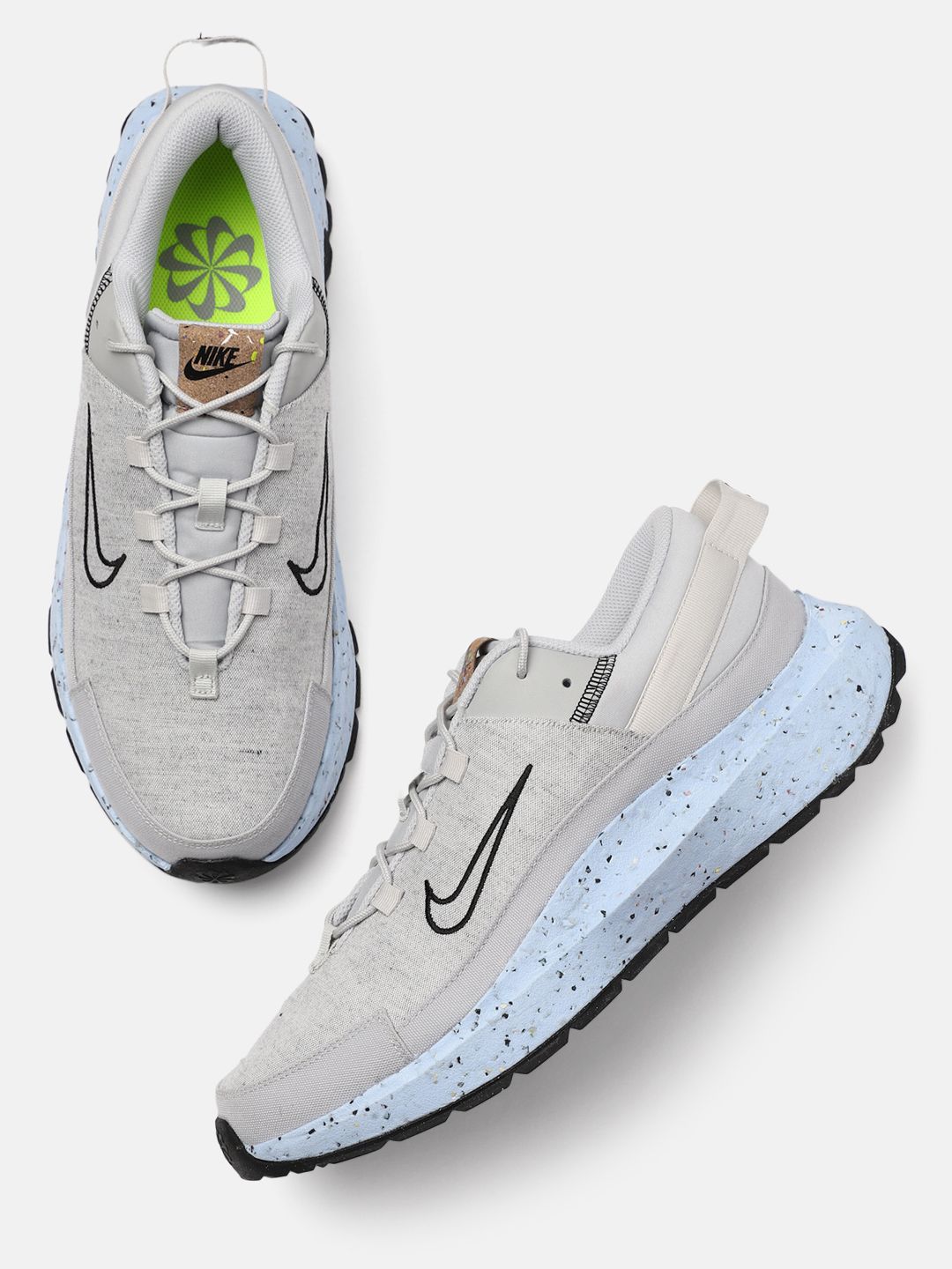 Buy Nike Men Grey Crater Remixa Sneakers - Casual Shoes for Men