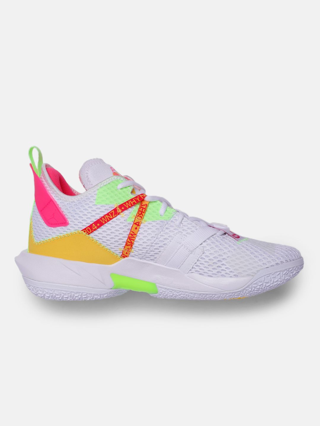 Buy Nike Men White Textile JORDAN WHY NOT ZER0.4 PF Basketball