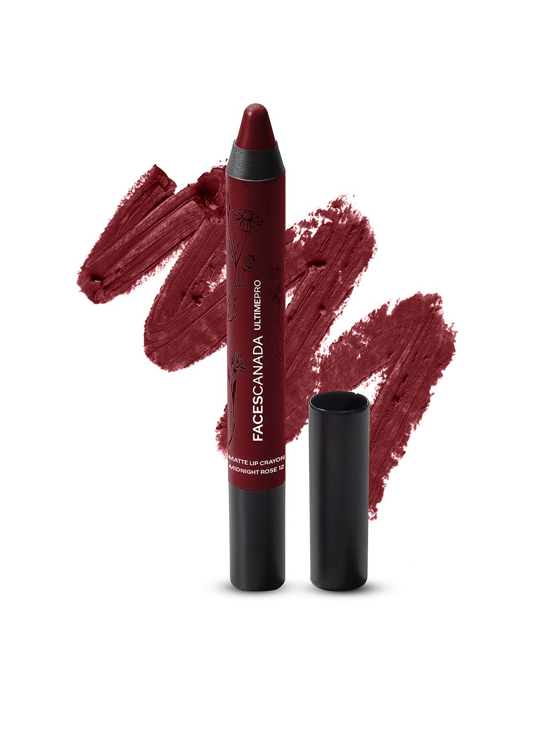 FACES CANADA Ultime Pro Matte Lip Crayon with Cocoa Butter & Chamomile 2.8g - Midnight Rose 12
