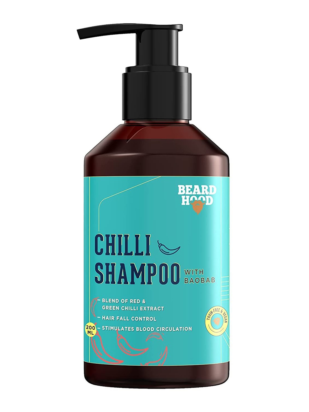 Beardhood Chilli Shampoo for Hair Growth 200ml Price in India