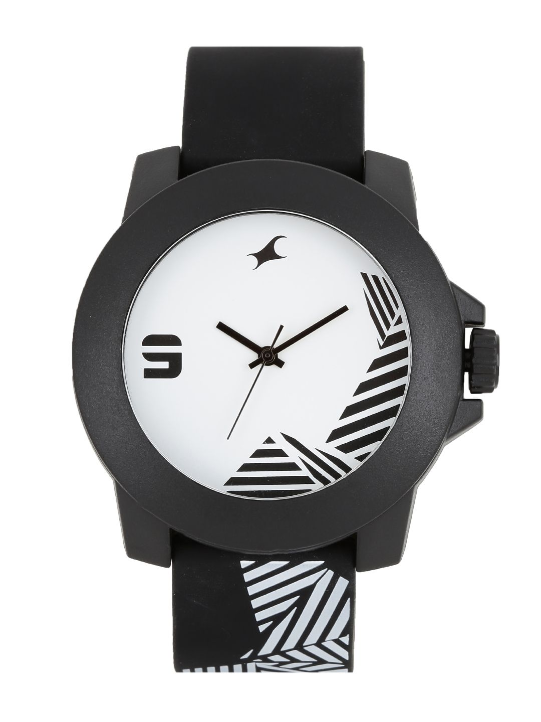 Fastrack Unisex White Printed Dial Watch NG38021PP10CJ Price in India