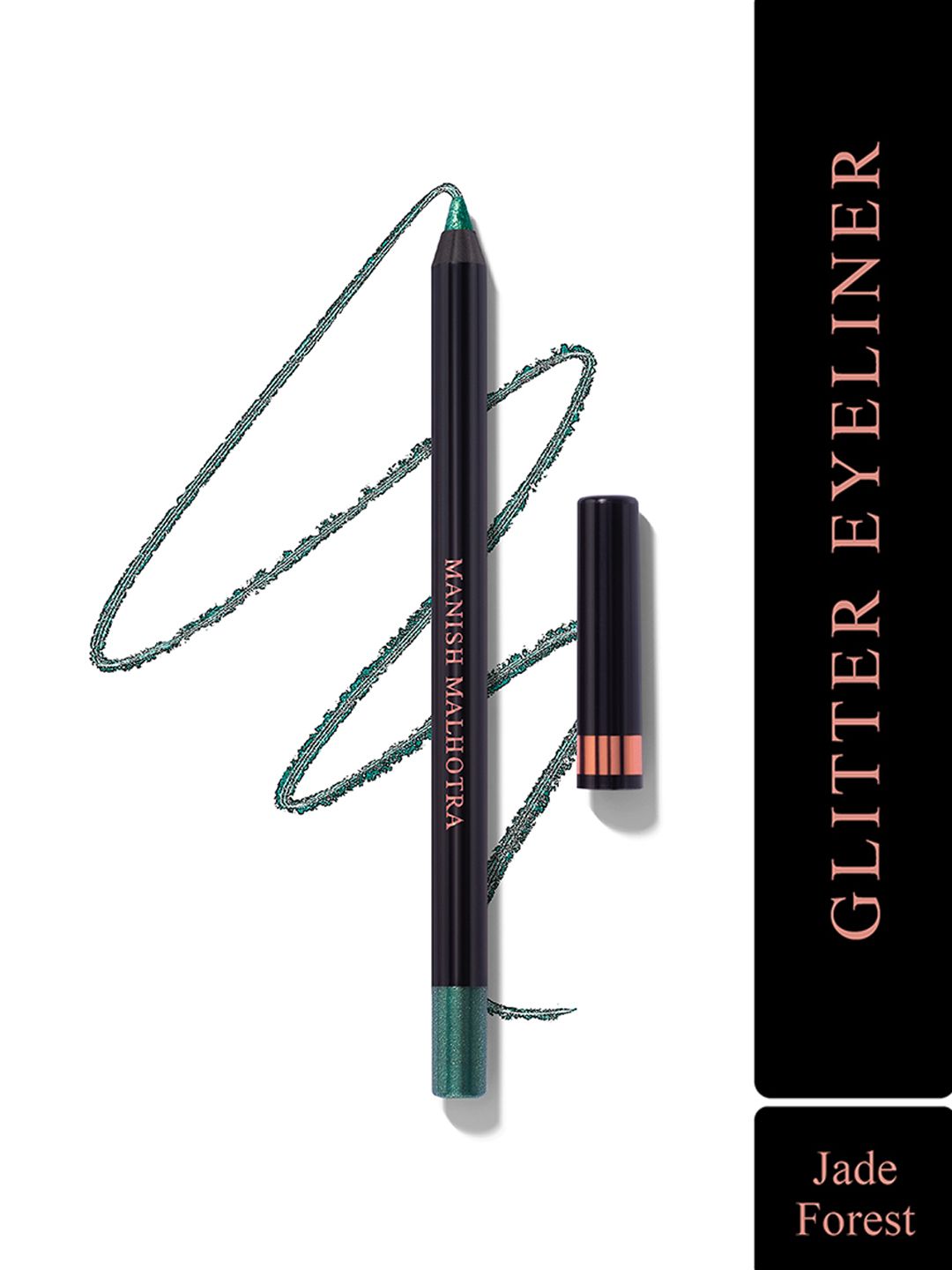 MyGlamm Manish Malhotra Beauty Glitter Eyeliner - Jade Forest Price in India