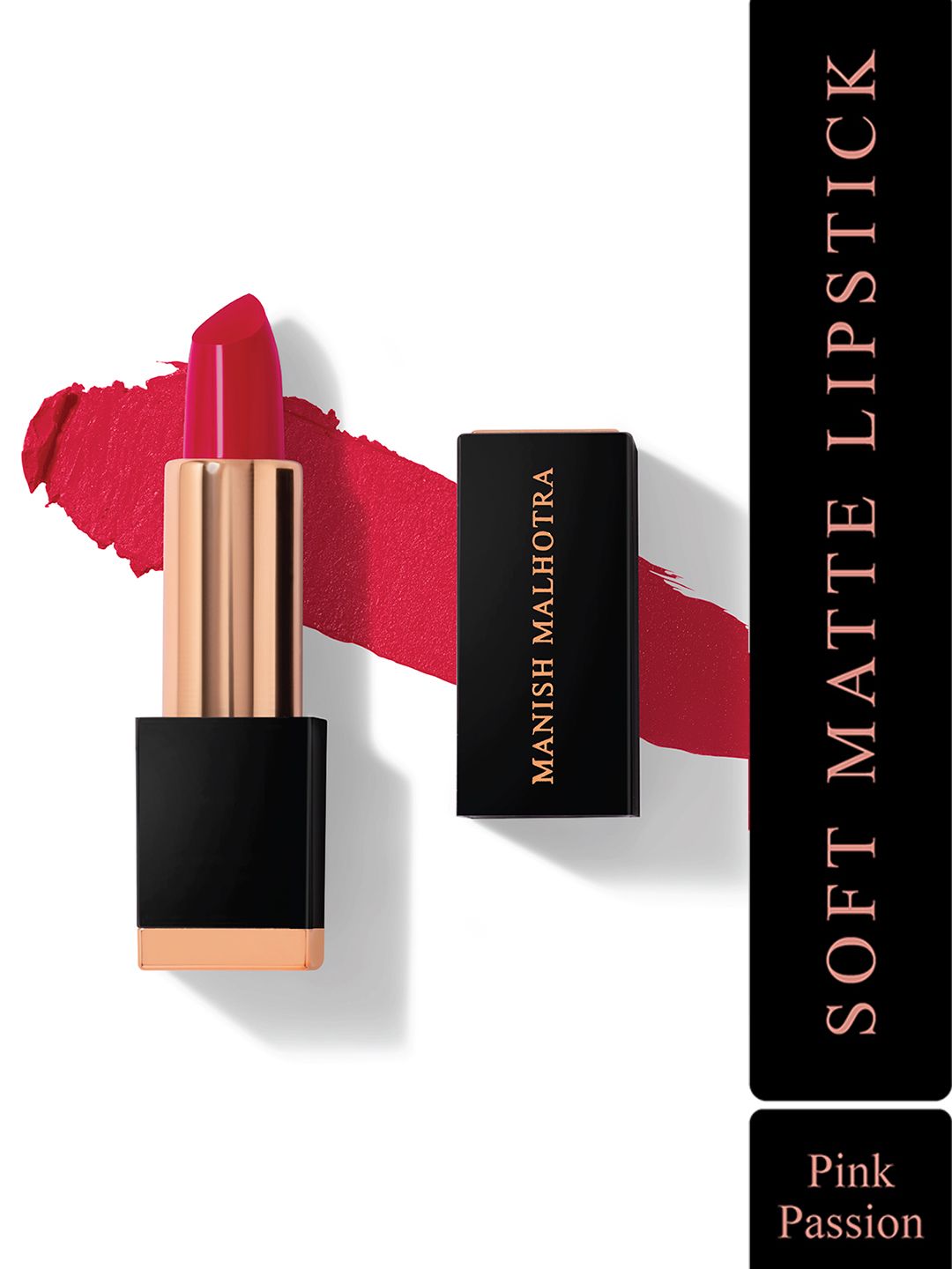 Manish Malhotra Beauty By MyGlamm  Soft Matte Lipstick-Pink Passion-4g Price in India