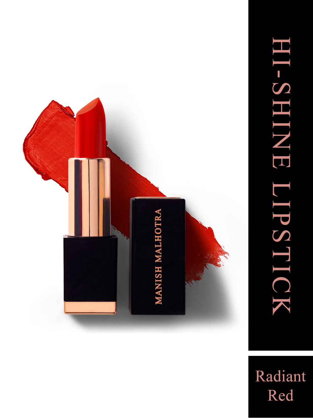 MyGlamm Manish Malhotra Beauty Hi-Shine Lipstick-Radiant Red-4g Price in India