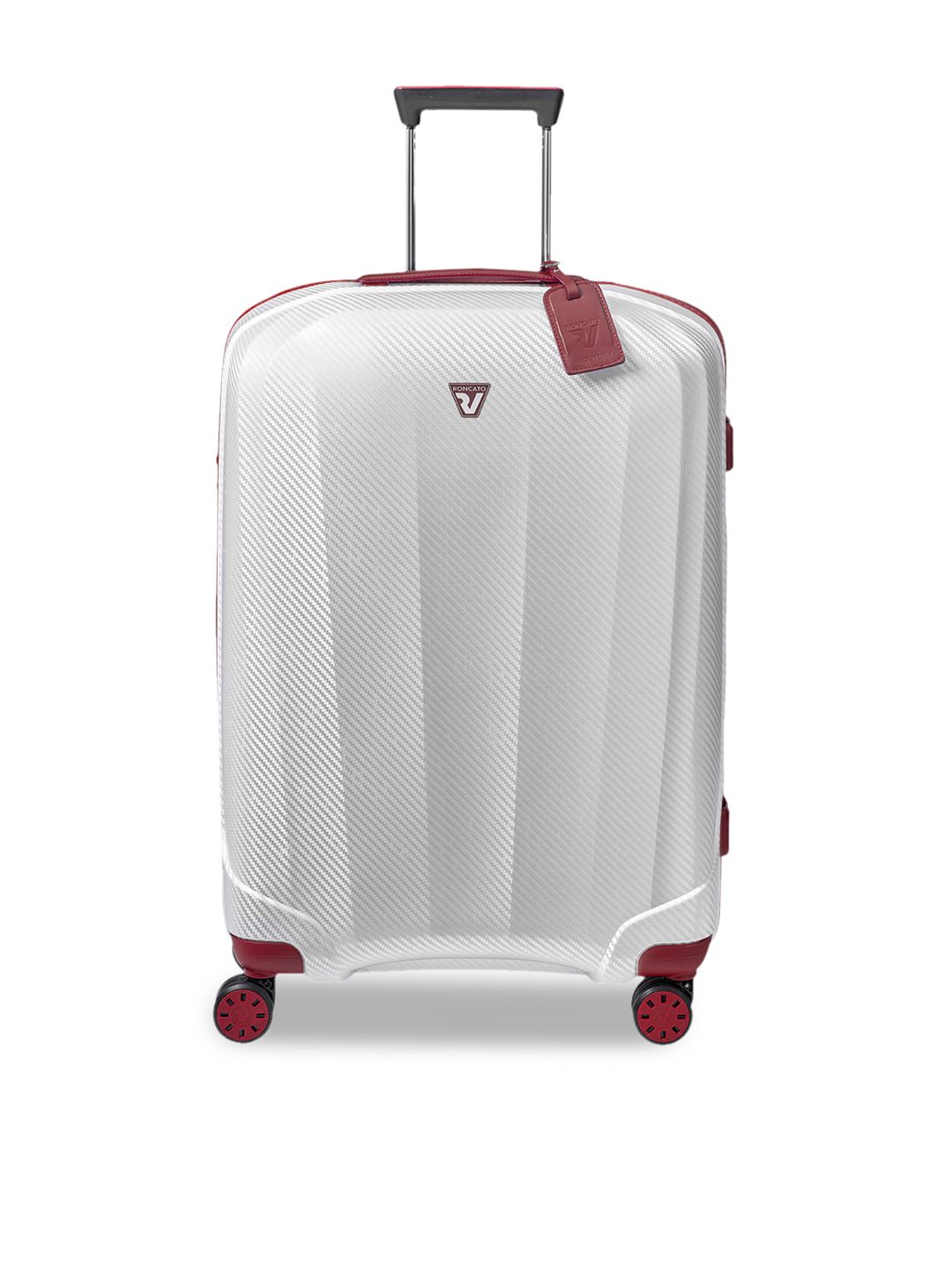 RONCATO WE ARE GLAM Range Rosso & Bianco Color Hard Large Luggage Price in India
