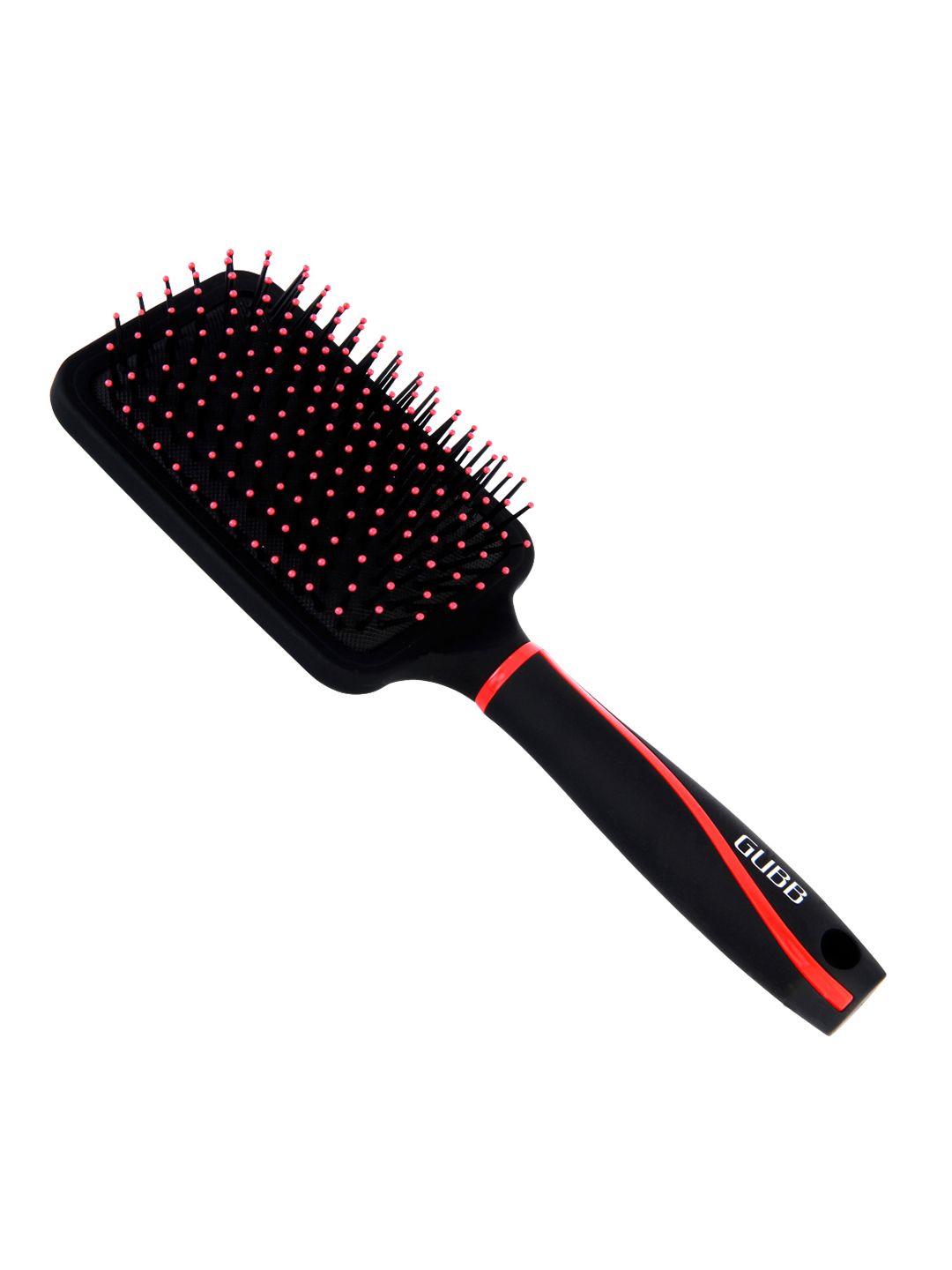 GUBB Black Paddle Hair Brush, Large (Vogue Range) Price in India