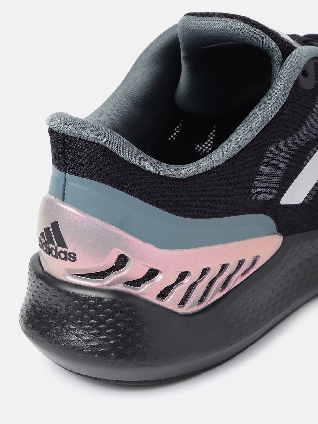adidas gazelle silver green womens adidas Ultrarun 5 - Youth 03.5 / Black/Iron Metallic/White main image 0