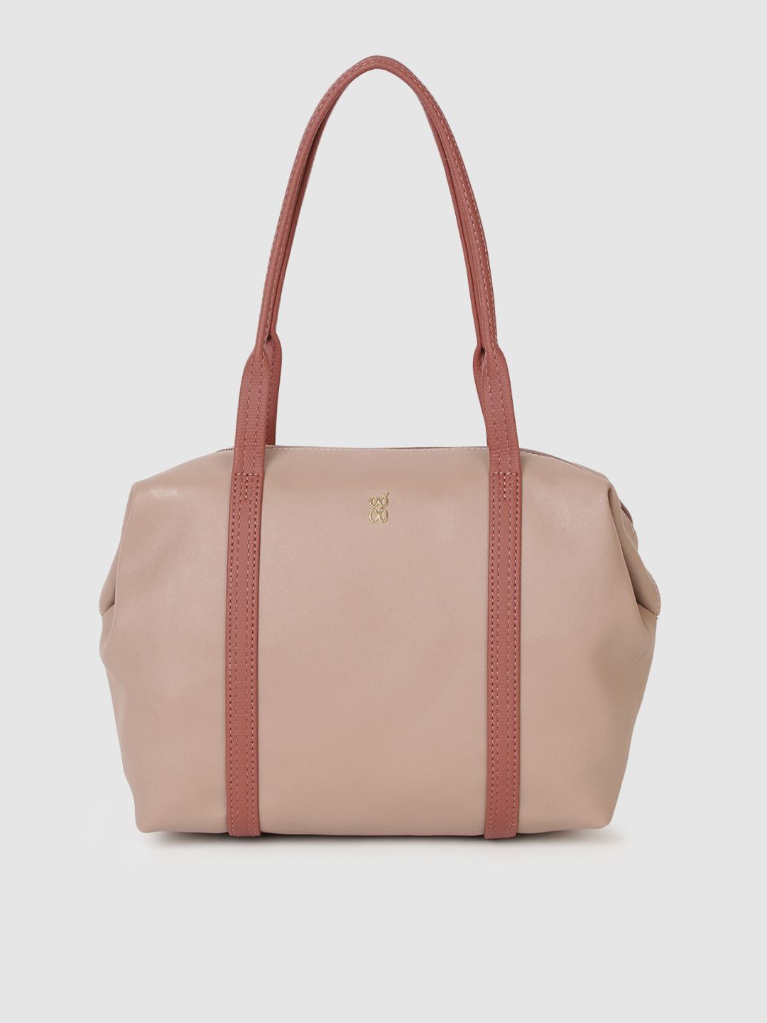 Baggit Beige Solid Shoulder Bag Price in India