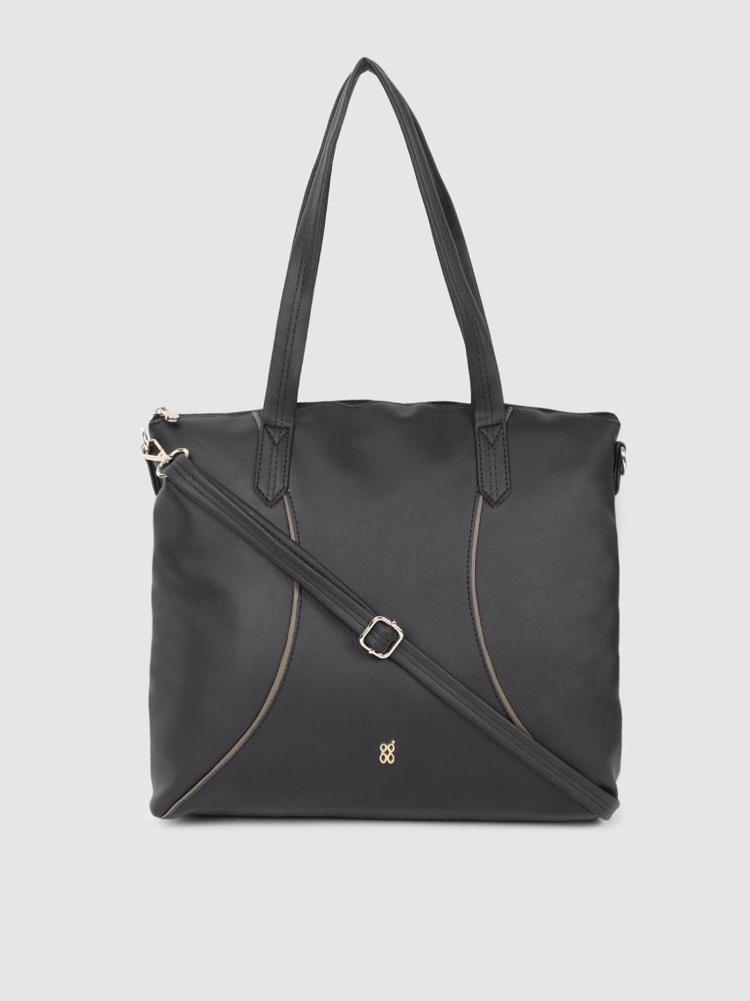 Baggit Black Oversized Shopper Tote Bag Price in India