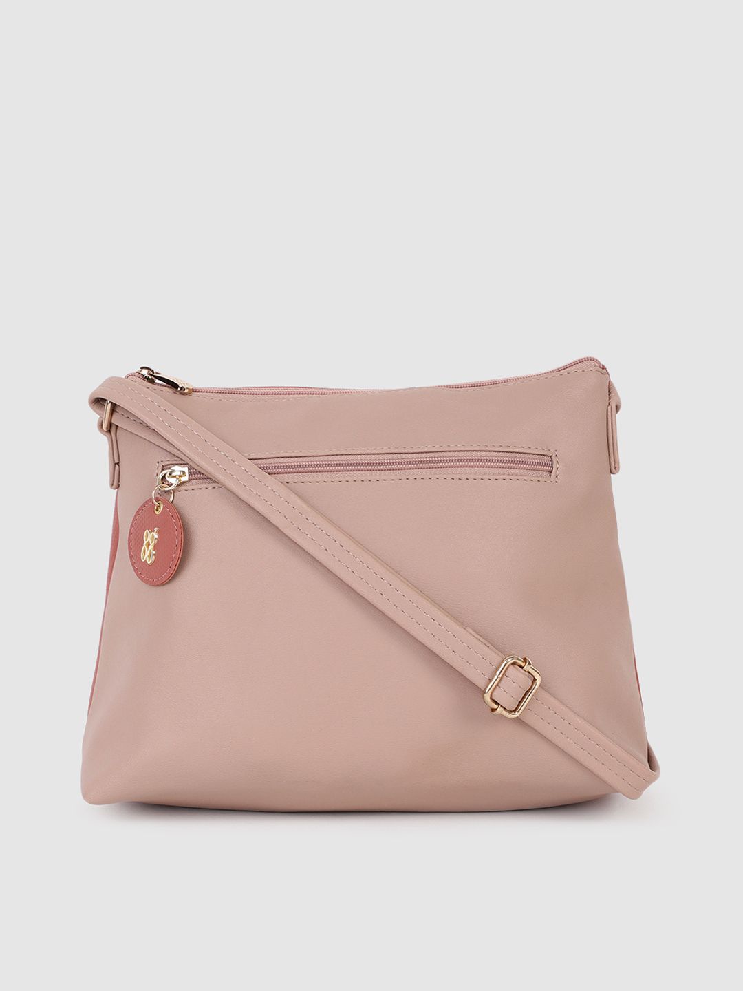 Baggit Pink Colourblocked LXE TRUDY E ASHLYN Sling Bag Price in India