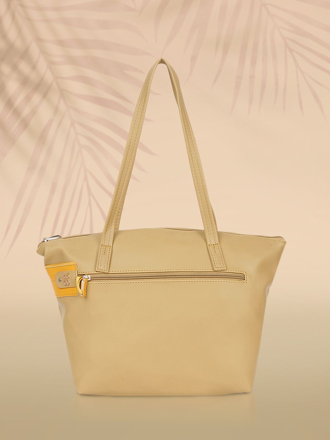 Baggit Yellow Structured Shoulder Bag Price in India