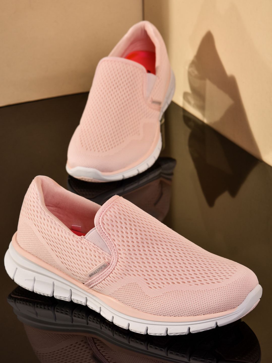 Red Tape Women Pink Walking  Shoes Price in India