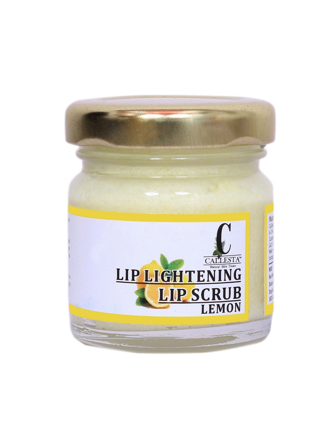Callesta Yellow Lip Lightening Exfoliating Lemon Lip Scrub Price in India