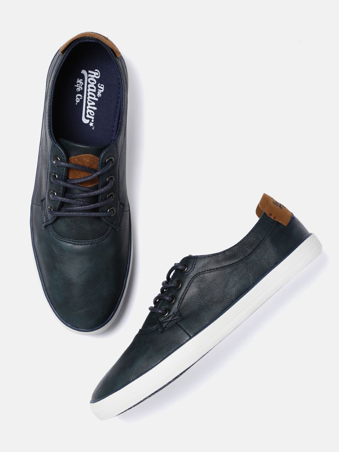 Buy Roadster Men Brown Sneakers - Casual Shoes for Men 1465362